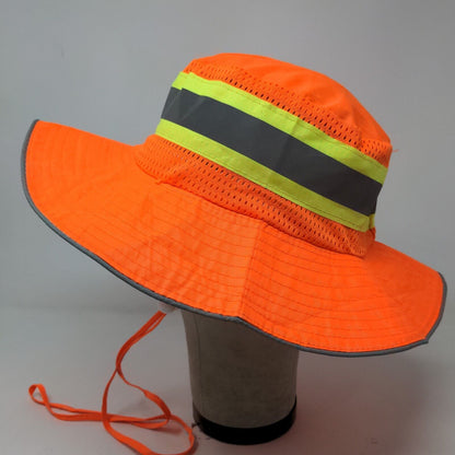 Ironwear Men's 1271-O Safety Boonie Hat Bright Orange 100% Polyester