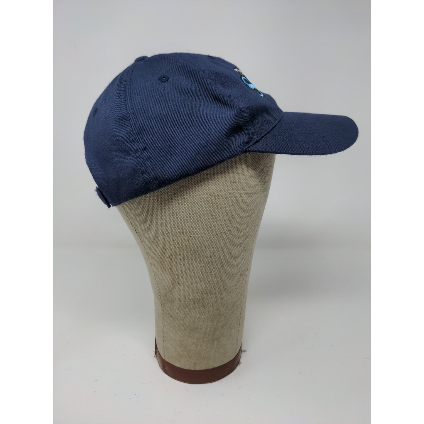 The Scoop Ice Cream Cone Strapback Hat Cap Embroidered Spell Out Blue OSFA