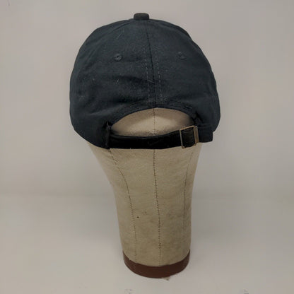Horseshoe Studded Black Baseball Hat Cap Slide Back Adjustable Horse Logo