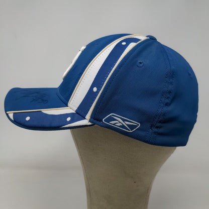 Reebok Men's NFL Indianapolis Colts Hat Blue OSFA Autographed Signed Multiple