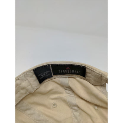 Thompson University Slideback Hat Cream Embroidered Logo Adjustable