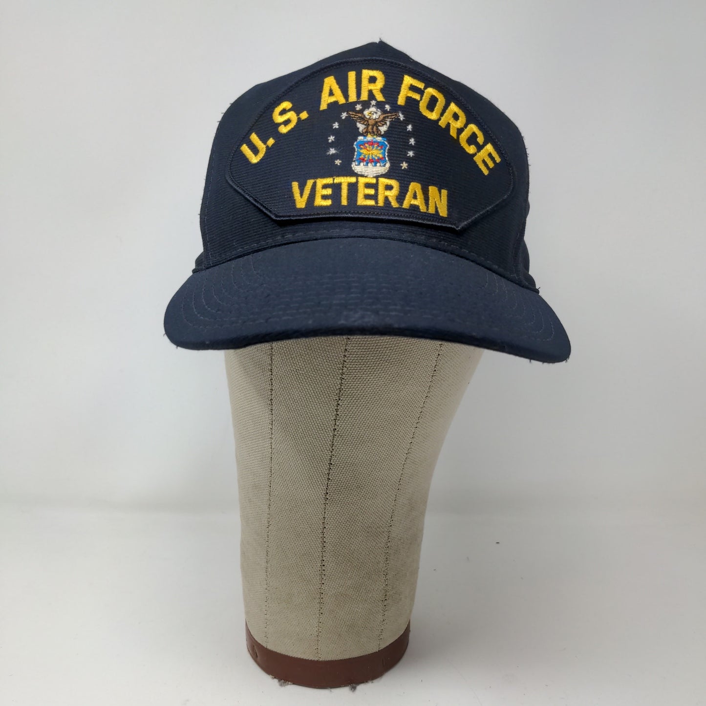 Eagle Crest Mens U.S. Air Force Veteran Snapback Hat Blue OSFA Embroidered Logo