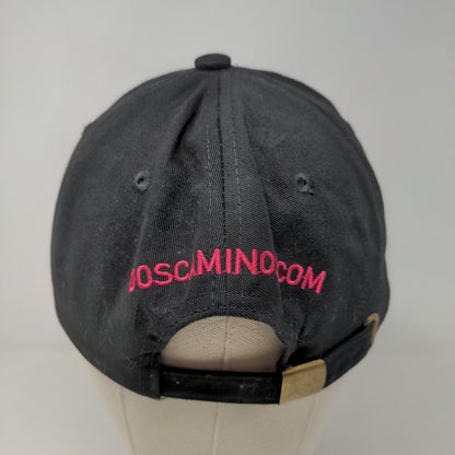 Unbranded Women's Slideback Hat Black Pink Adjustable Embroidered Dos Caminos