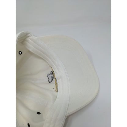 Purdue Boilerman Triathlon Slideback Hat White Cream Embroidered Logo