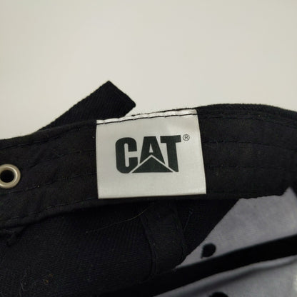 CAT Caterpillar Official Slideback Hat Embroidered Logo Black