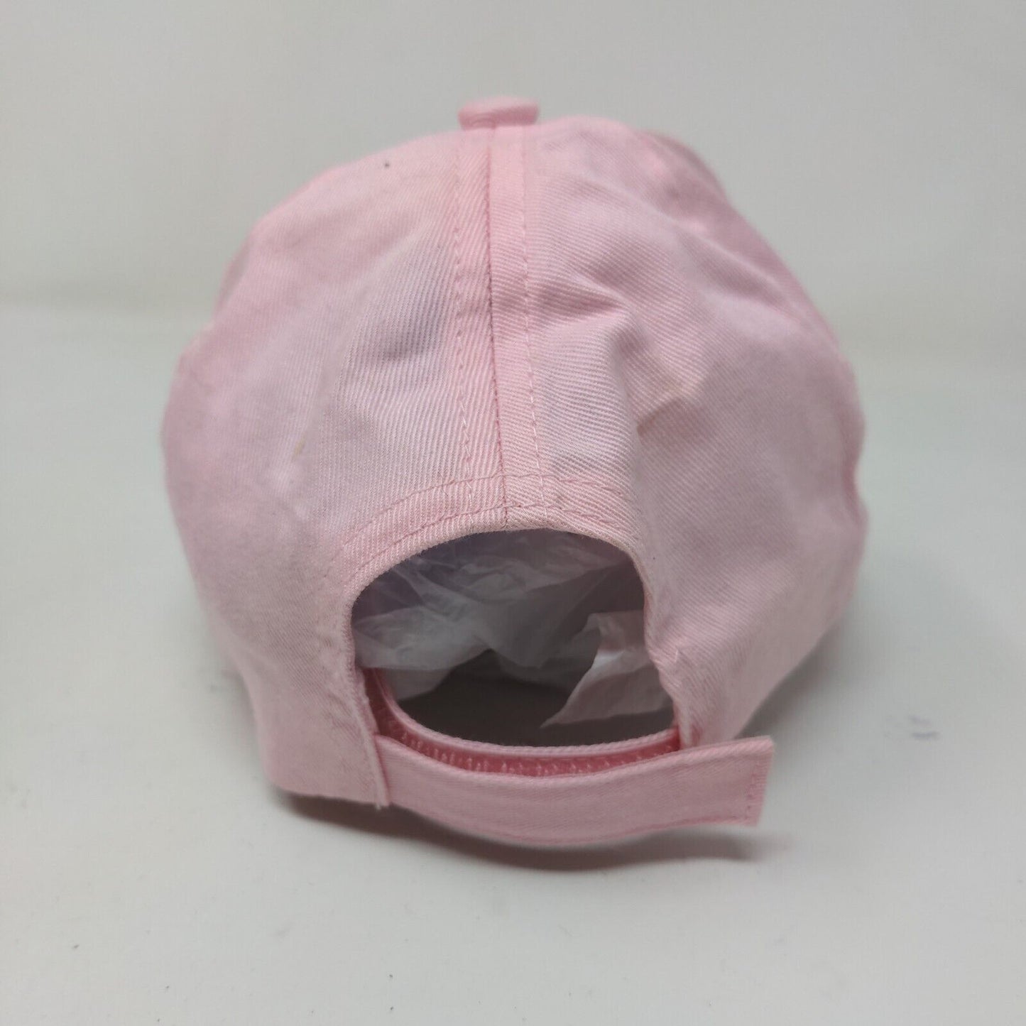 Unbranded Girl's Strapback Hat Pink Size Infant 6-18 months Baby Butterfly