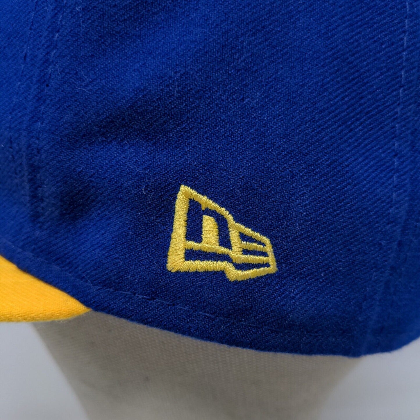 New Era 9Fifty Golden State Warriors Snapback Hat Blue Yellow Stephen Curry