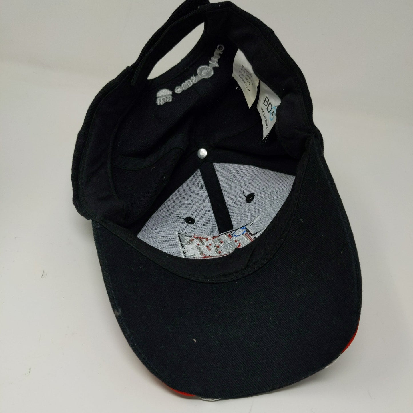 NCAA Final Four 2015 Strapback Hat Indianapolis Black & Red Embroidered Logo