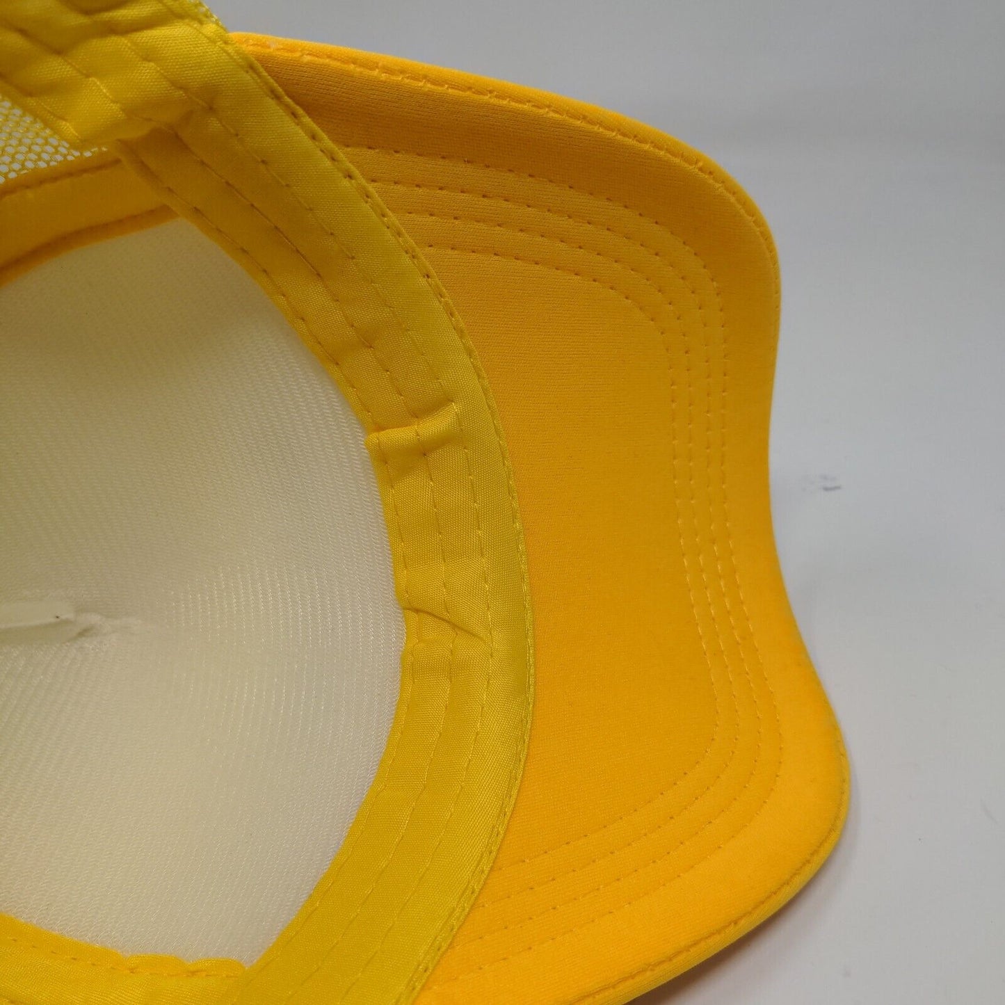 Dollar General Mens Yellow Glasses Project Snapback Mesh Back Hat Yellow White