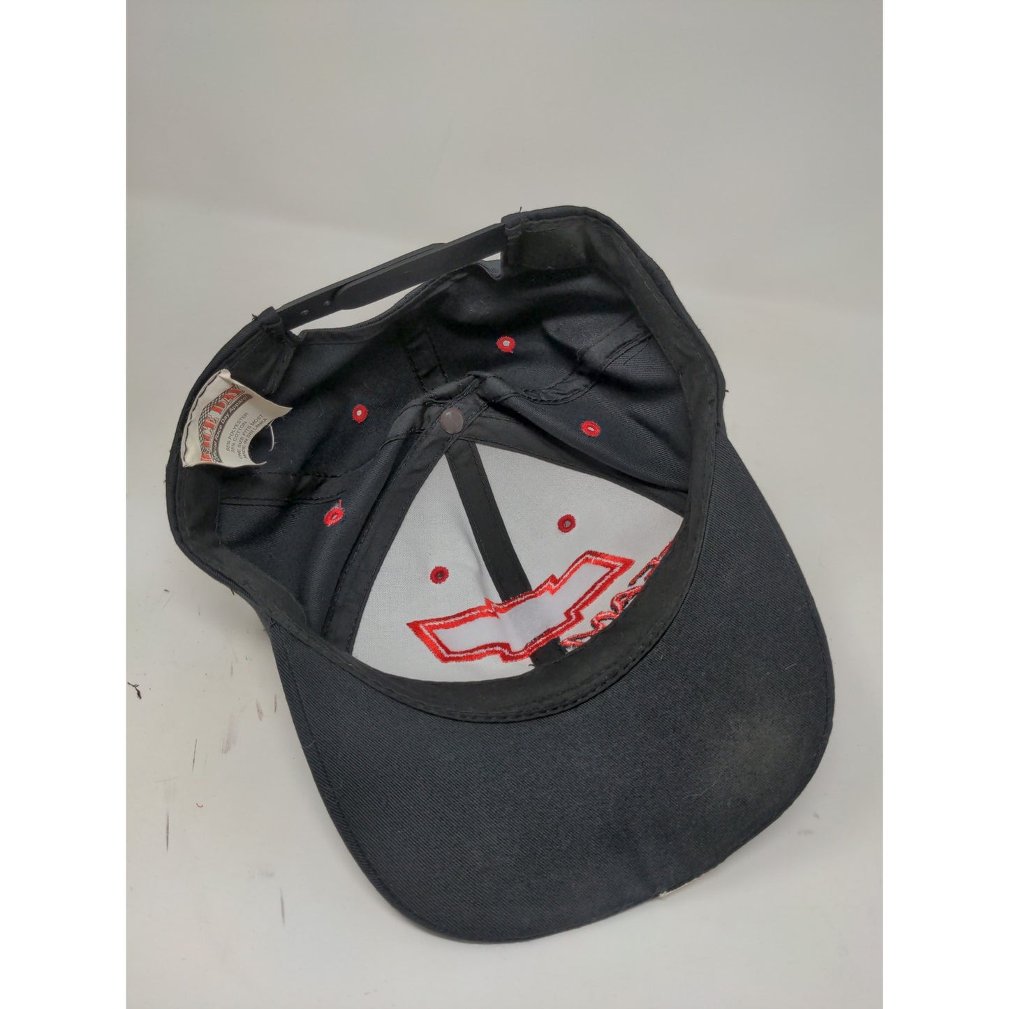 Race Day Chevy Team Monte Carlo Racing Hat Snapback OSFM Black Embroidered Logo