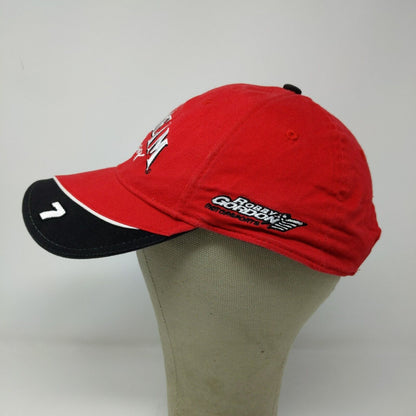Stylemaster Strapback Hat Jim Beam Racing Red Black OSFA Embroidered Logo #7