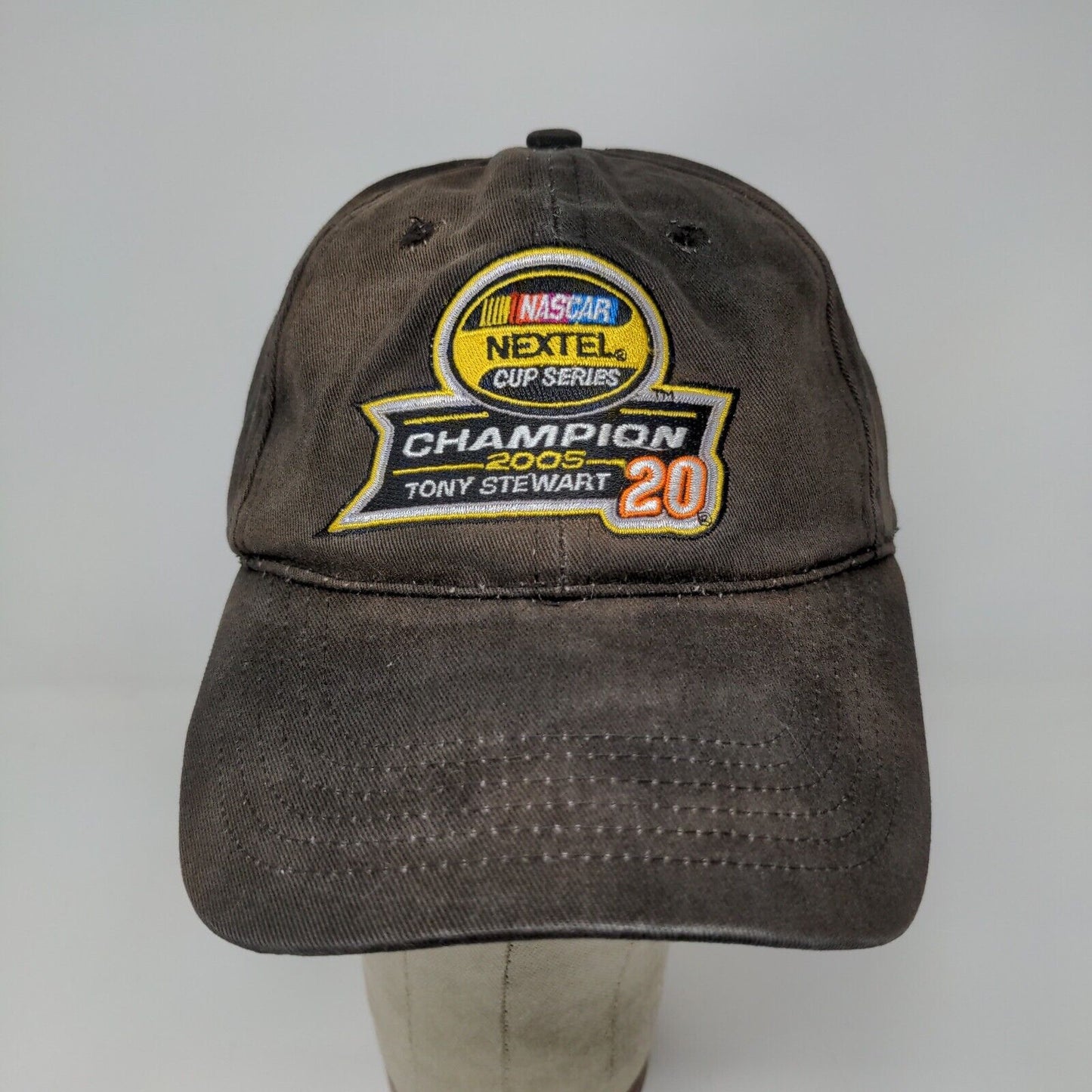 NASCAR Nextel Cup Series #20 Tony Stewart 2005 Champion Adjustable Hat Strapback