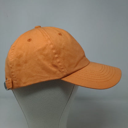 Etkos Men's Slideback Hat Orange Size OSFA Blank 100% Cotton