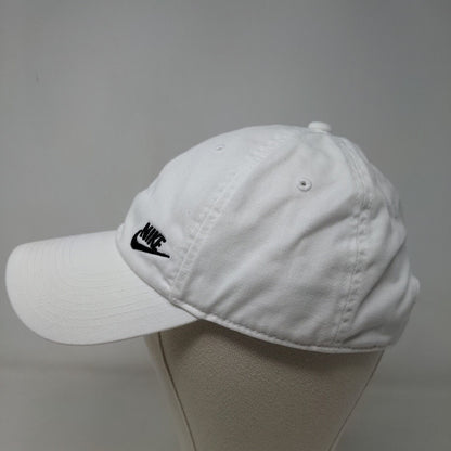 Nike S1ze Heritage 86 Men's Slideback Hat White Size OSFM Embroidered Logo