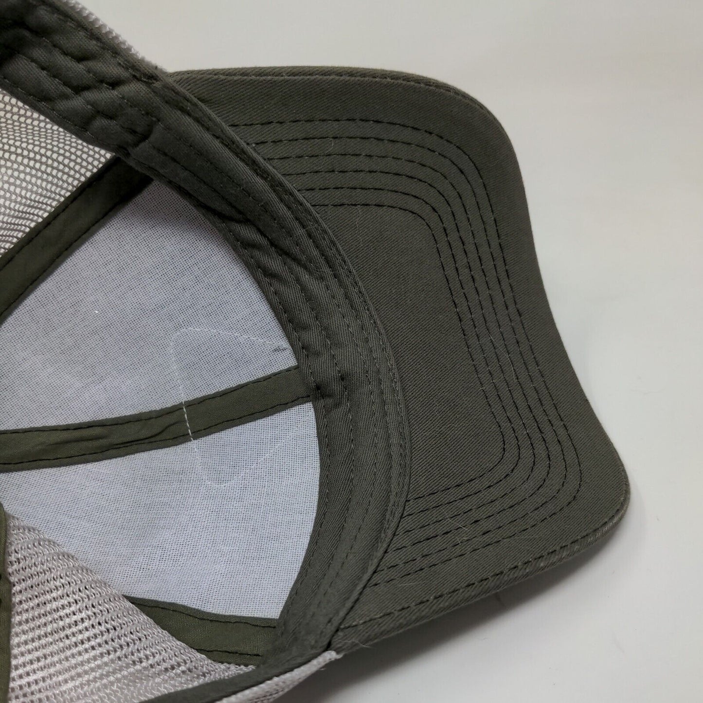 Lincoln Outfitters Men's Snapback Mesh Back Hat Green Embroidered Logo