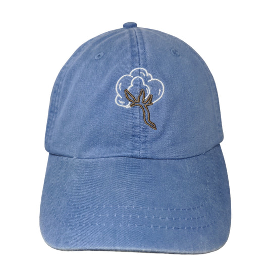 Adams Men's Slideback Hat Blue Embroidered Cotton Plant 100% Cotton