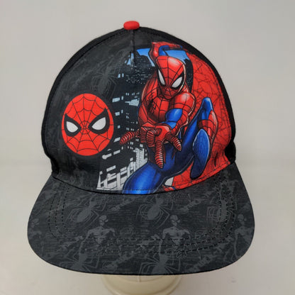 Marvel Spiderman Boy's Snapback Hat Black Size L/XL 8+ Youth Graphic Print