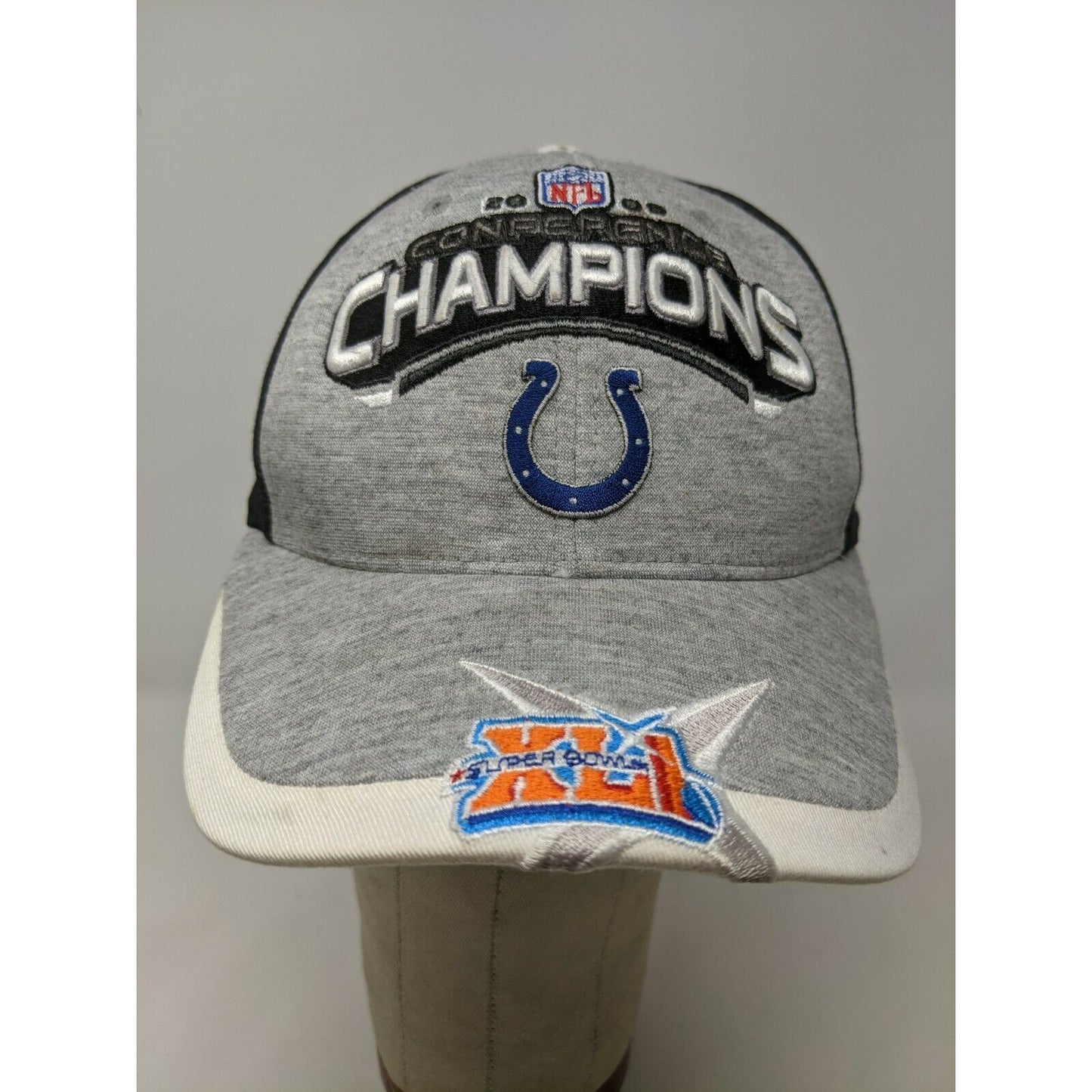 Reebok NFL Indianapolis Colts Hat 2006 Champions SuperBowl XLI 41 Strapback