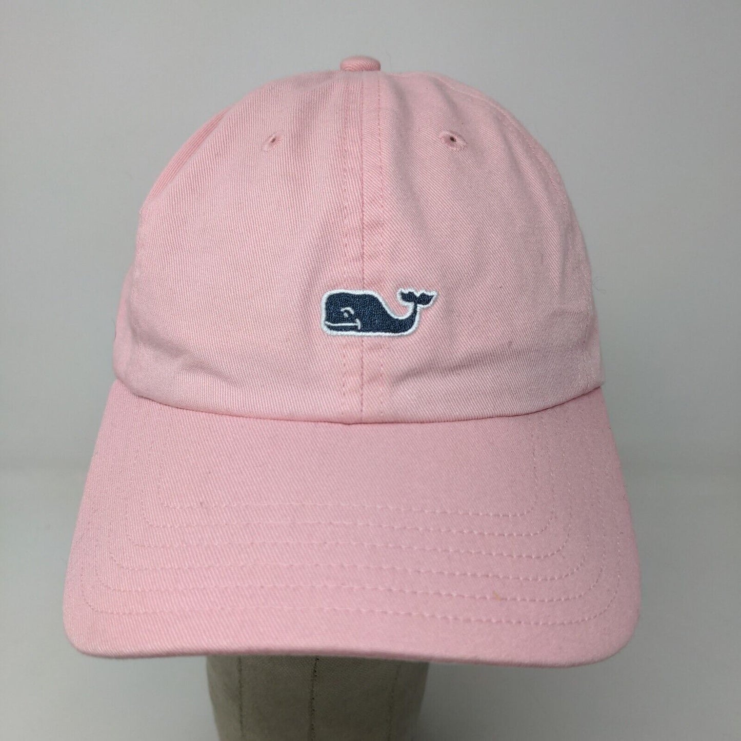 Vineyard Vines Shep & Ian Women's Slideback Hat Pink Embroidered Logo Whale