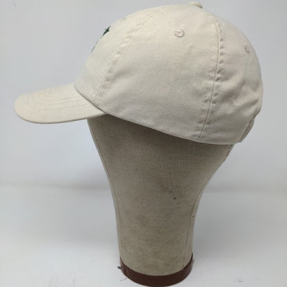 Midland Academy Cubs Strapback Hat Tan Adjustable Embroidered Logo