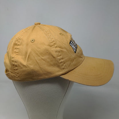 Ahead Men's Strapback Hat Yellow Adjustable Embroidered Logo Classic Cut