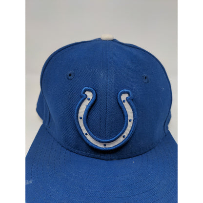 New Era 59Fifty Fitted Hat Size 6 1/2 NFL Football Indianapolis Colts Blue