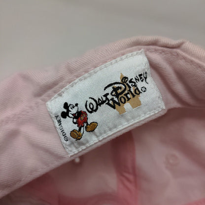 Walt Disney World Girl's Strapback Hat Pink Youth Embroidered Cinderella Aurora