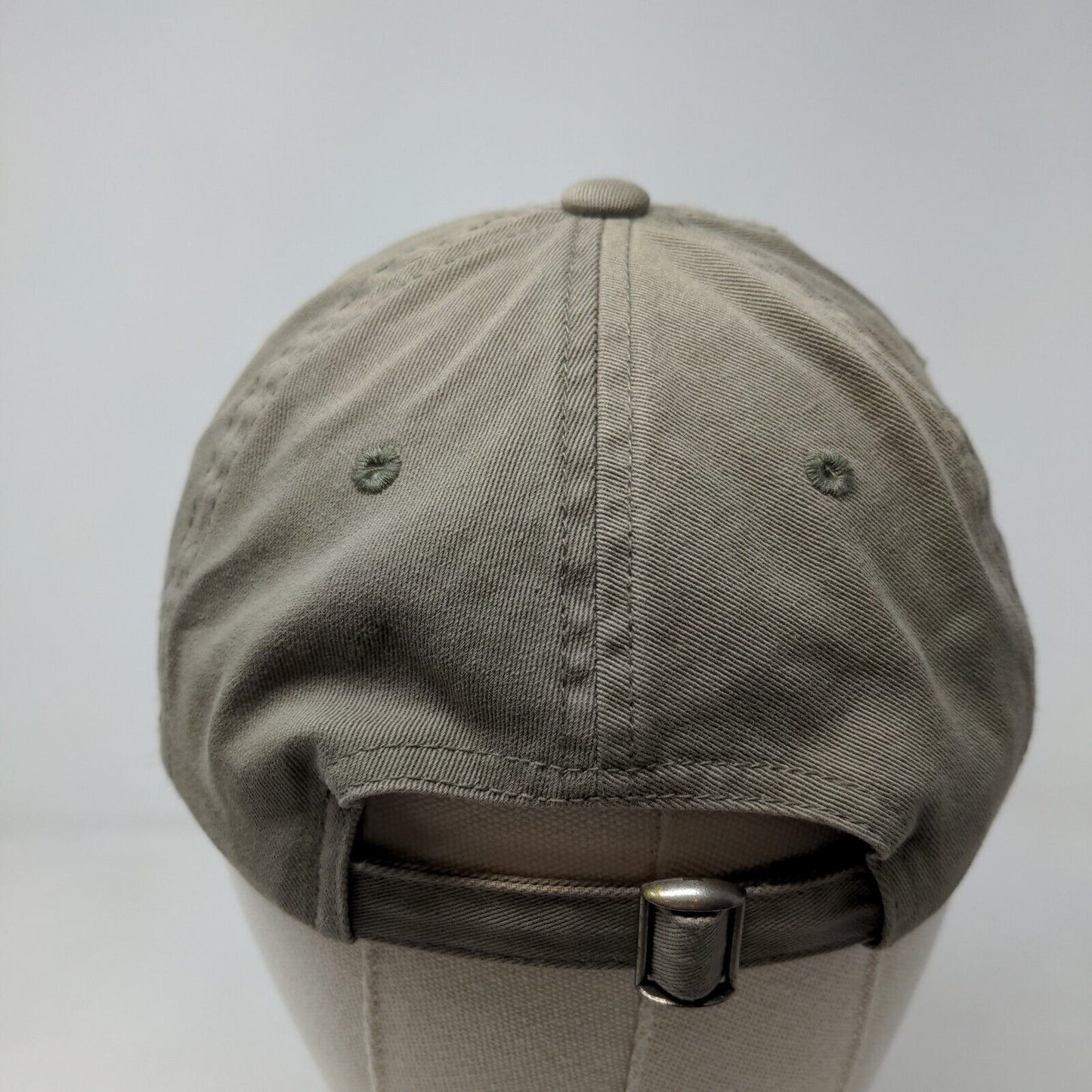 Infinity Men's Slideback Hat Green Brown OSFA Connecticut #72 Graphic Logo