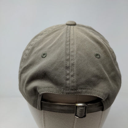 Infinity Men's Slideback Hat Green Brown OSFA Connecticut #72 Graphic Logo