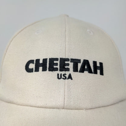 Cheeta USA Strapback Hat Tan Adjustable Embroidered Logo Renu With Style