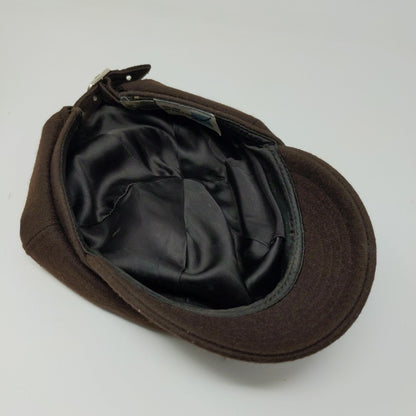 Setmar New York Womens Wool Blend Slideback Hat Brown Polyester Wool Blend