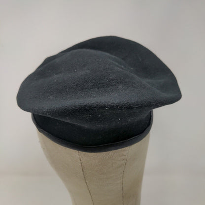 DSCP Men's Garrison Collection Military Army Beret Hat Black Patch