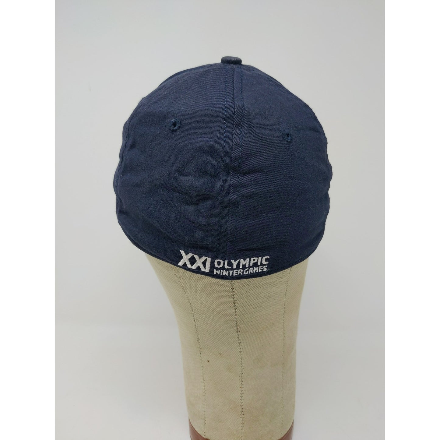 Vancouver 2010 XXI Olympic Winter Games Fitted Hat Size S-M Blue Embroidered