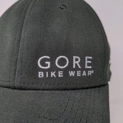 New Era Men's 39Thirty Gore Bike Wear Hat S-M Black Embroidered Logo
