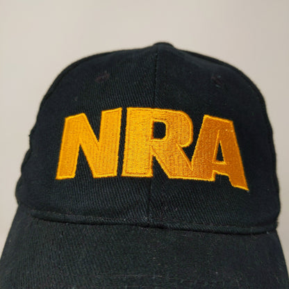 NRA National Rifle Association Strapback Hat Embroidered Black 2nd Amendment