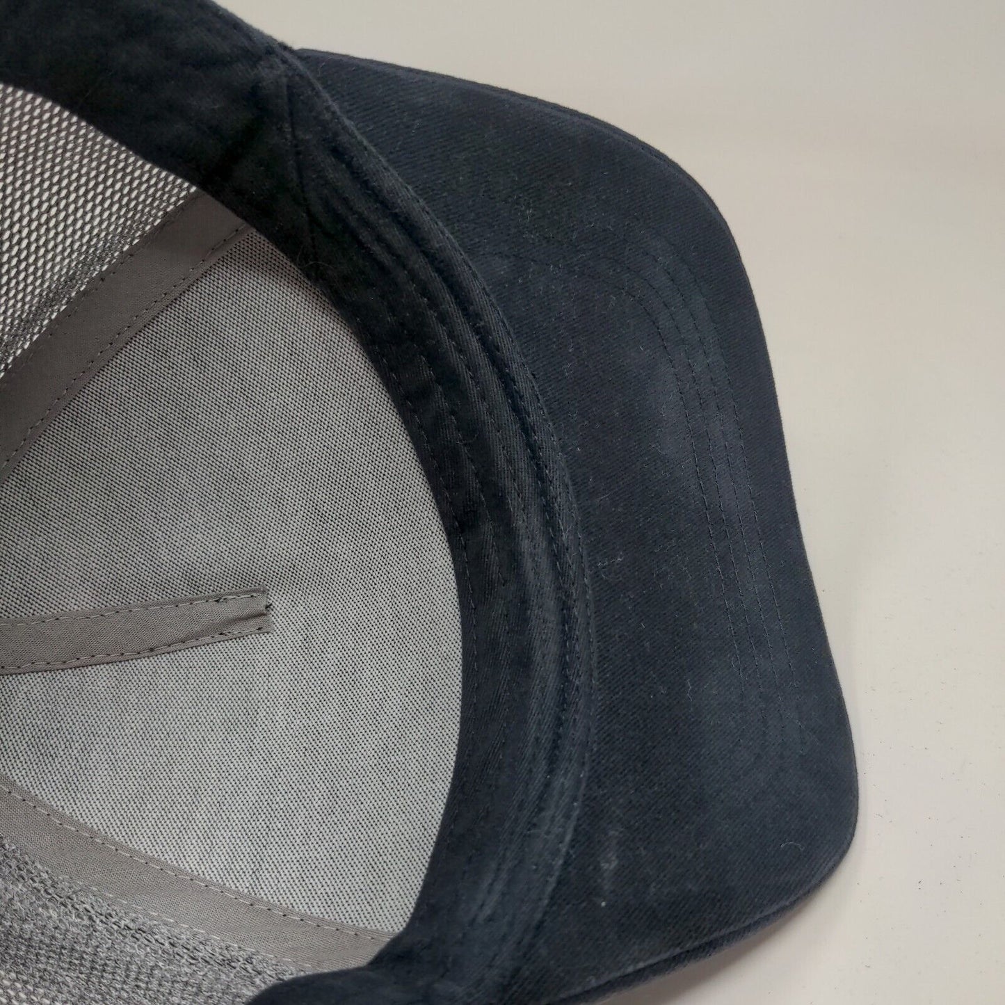 Costa Del Mar Men's Snapback Hat Gray Black 3D Flag Stripe Logo