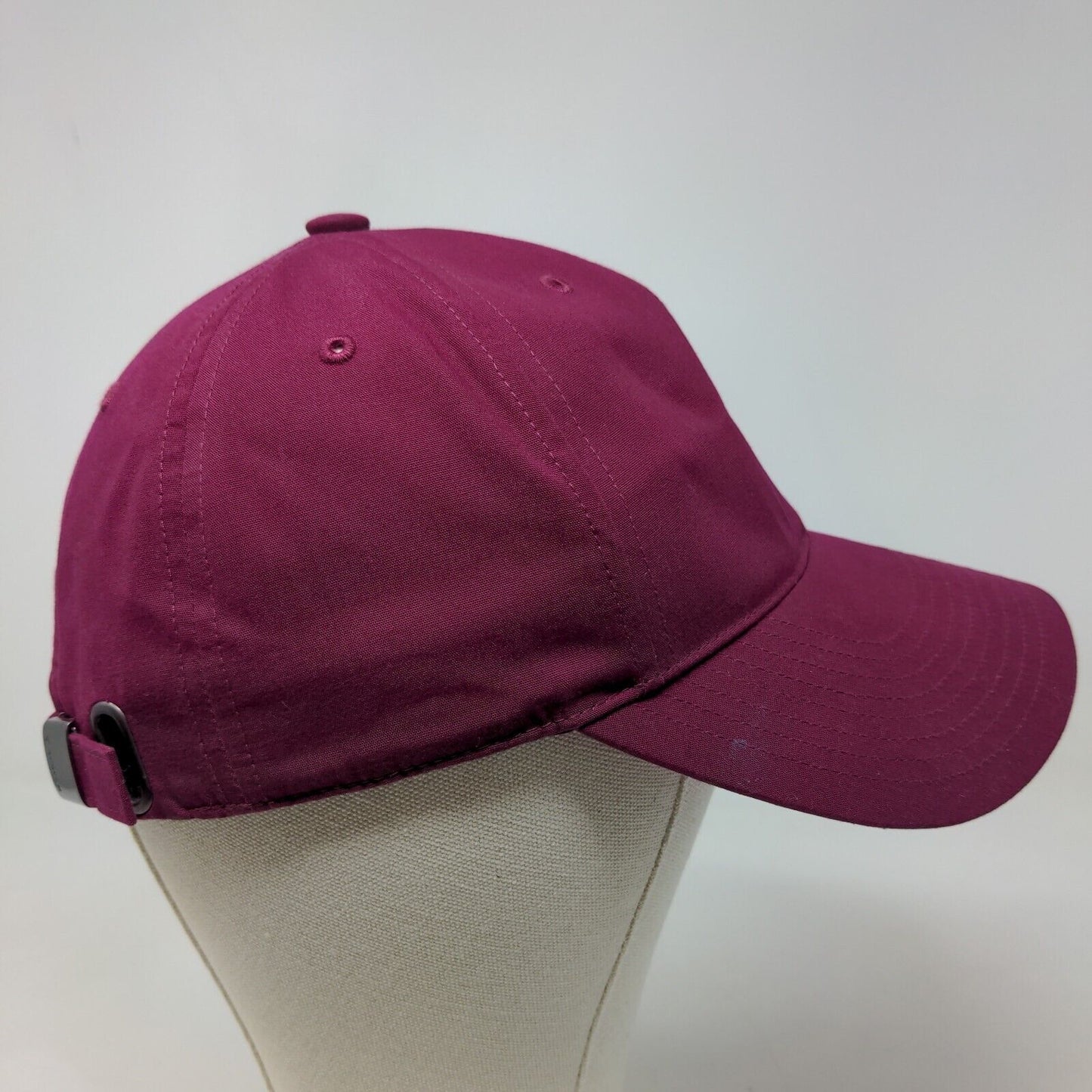 Reebok Women's Slideback Hat Red Burgundy Size OSFW Spell Out Logo