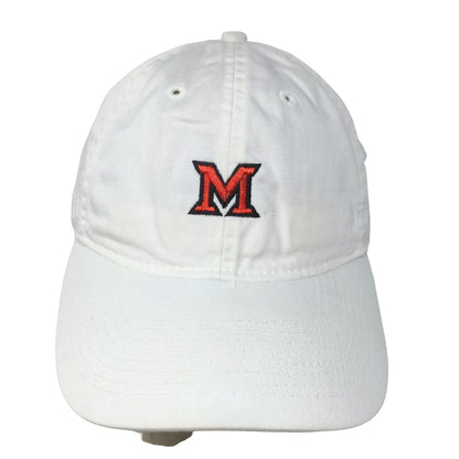 Legacy Mens Slideback Hat White Adjustable Embroidered M Logo