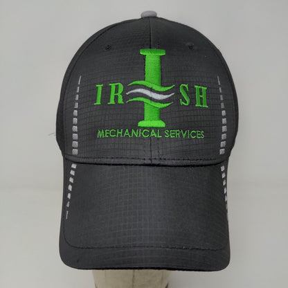 Cap America Golf Irish Mechanical Services Strapback Hat Black Adjustable