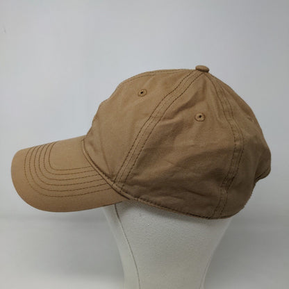 Brandy Melville Women's Slideback Hat Tan Size OS Blank 100% Cotton