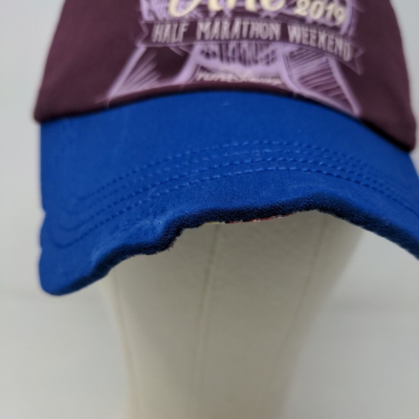 Disney Parks Men's Slideback Hat Multicolor Wine & Dine 2019 Distressed