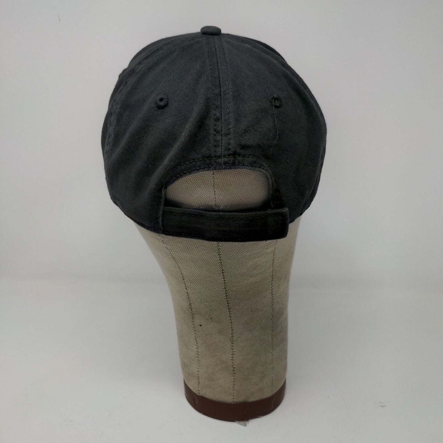 Indianapolis Motor Speedway IMS Strapback Hat Embroidered Logo Racing Black OSFM