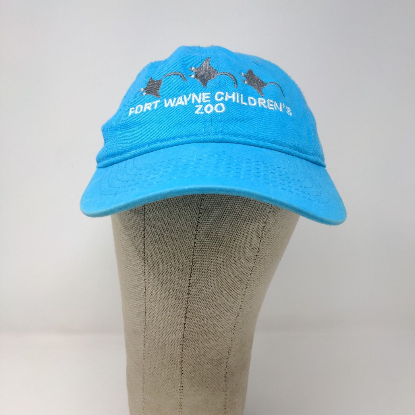 Jacobson Boys Strapback Hat Blue Fort Wayne Children's Zoo Embroidered Logo