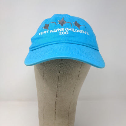 Jacobson Boys Strapback Hat Blue Fort Wayne Children's Zoo Embroidered Logo