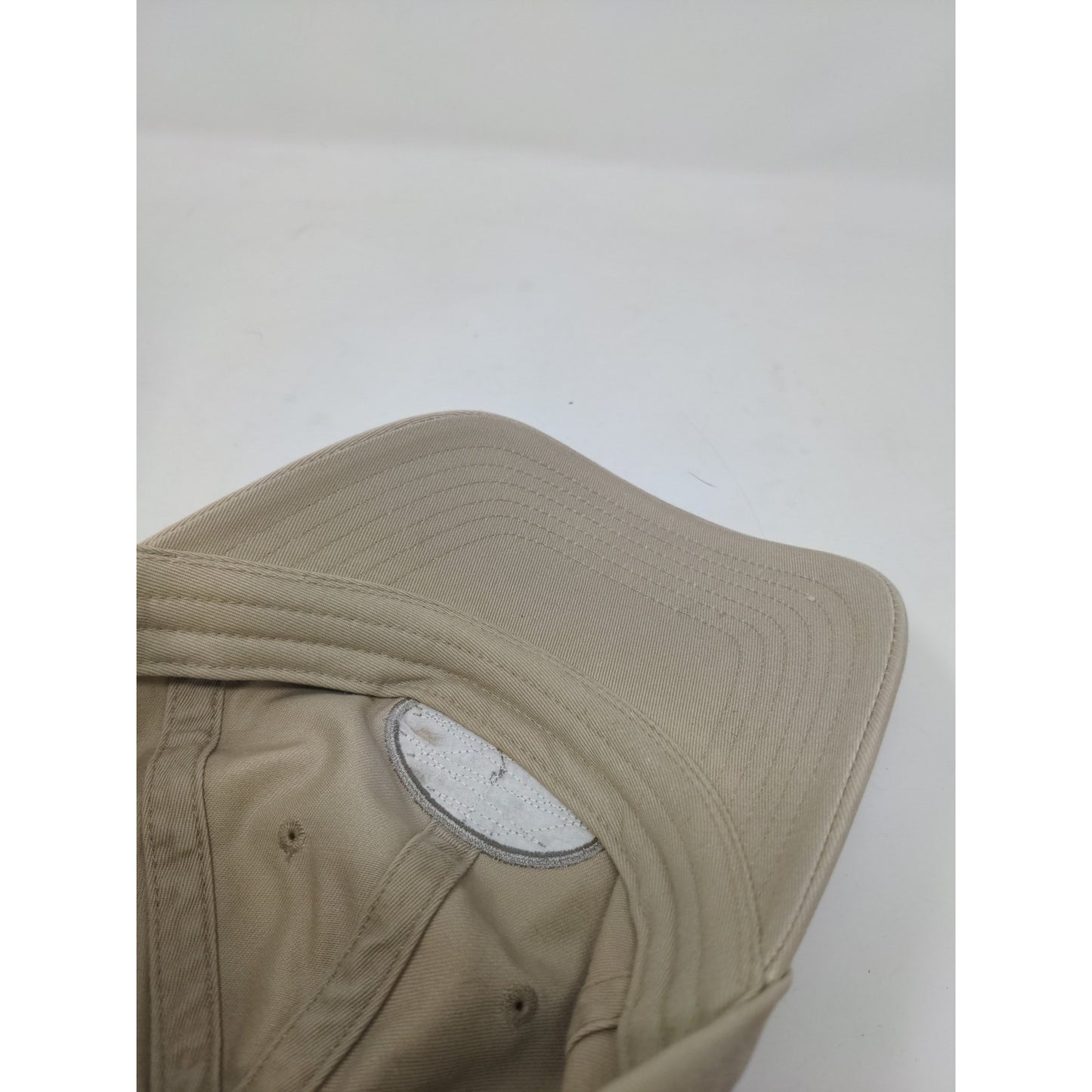 Dixon ZTR Slideback Hat Adjustable Khaki Blue Spell Out Embroidered Patch