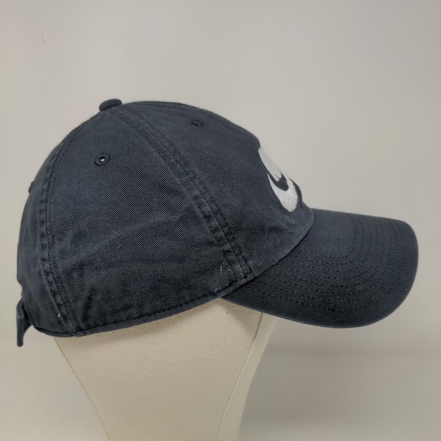 Nike S1ze Heritage86 Men's Slideback Hat Black Size OSFM Embroidered Logo