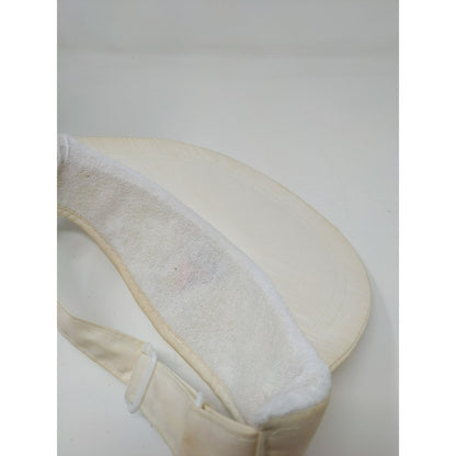 Citgo Gas Sun Visor Slideback Hat White Heavy Stains Embroidered