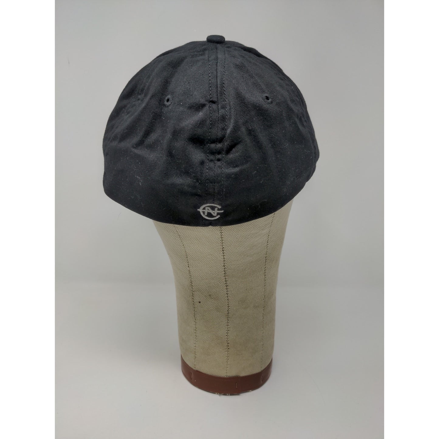 Nautica Competition Fitted Hat Size L/XL Black Embroidered Spell Out