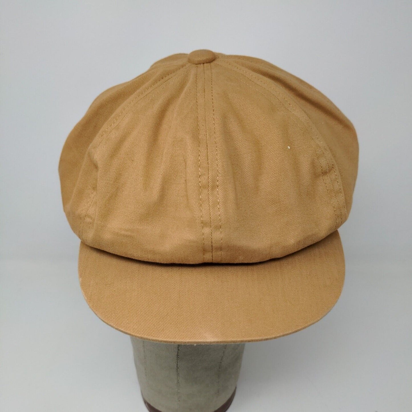 Something Special Womens Newsboy Pressboy Cabbie Hat Brown Size L