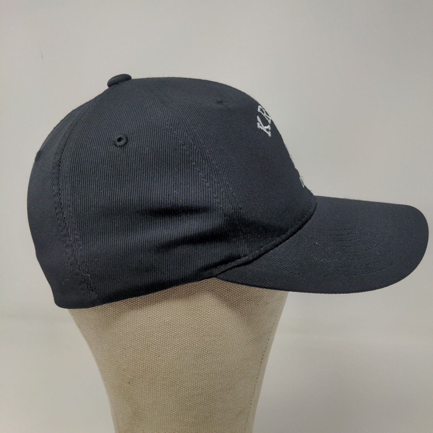 Flexfit Men's Kronk Detroit Fitted Hat Black Size S-M Embroidered Gloves Boxing